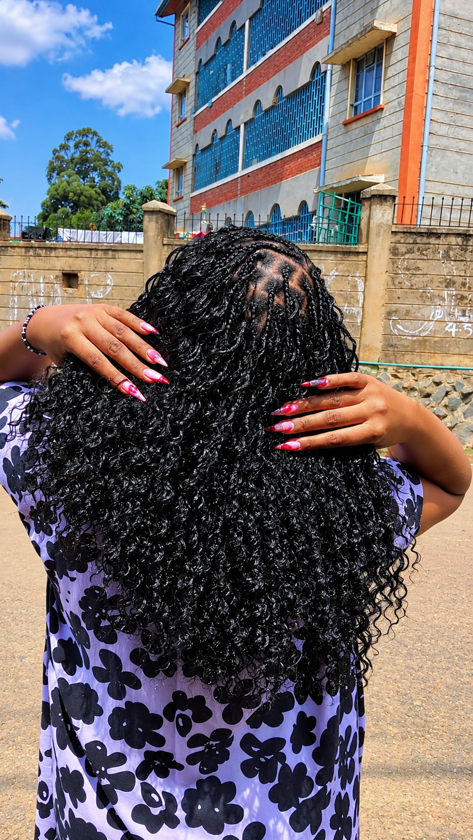 Lemonade braids hairstyle